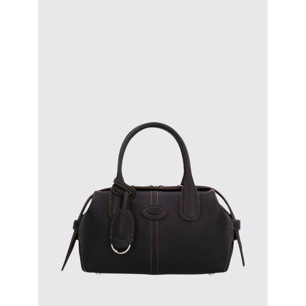 Tod's Women Tod's Small Grained Calfskin Boston Bag With Charm